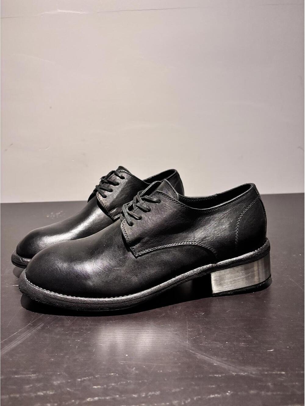 Guidi 792ZI Classic Derby Metal Heel Size 9 26.5 cm insole